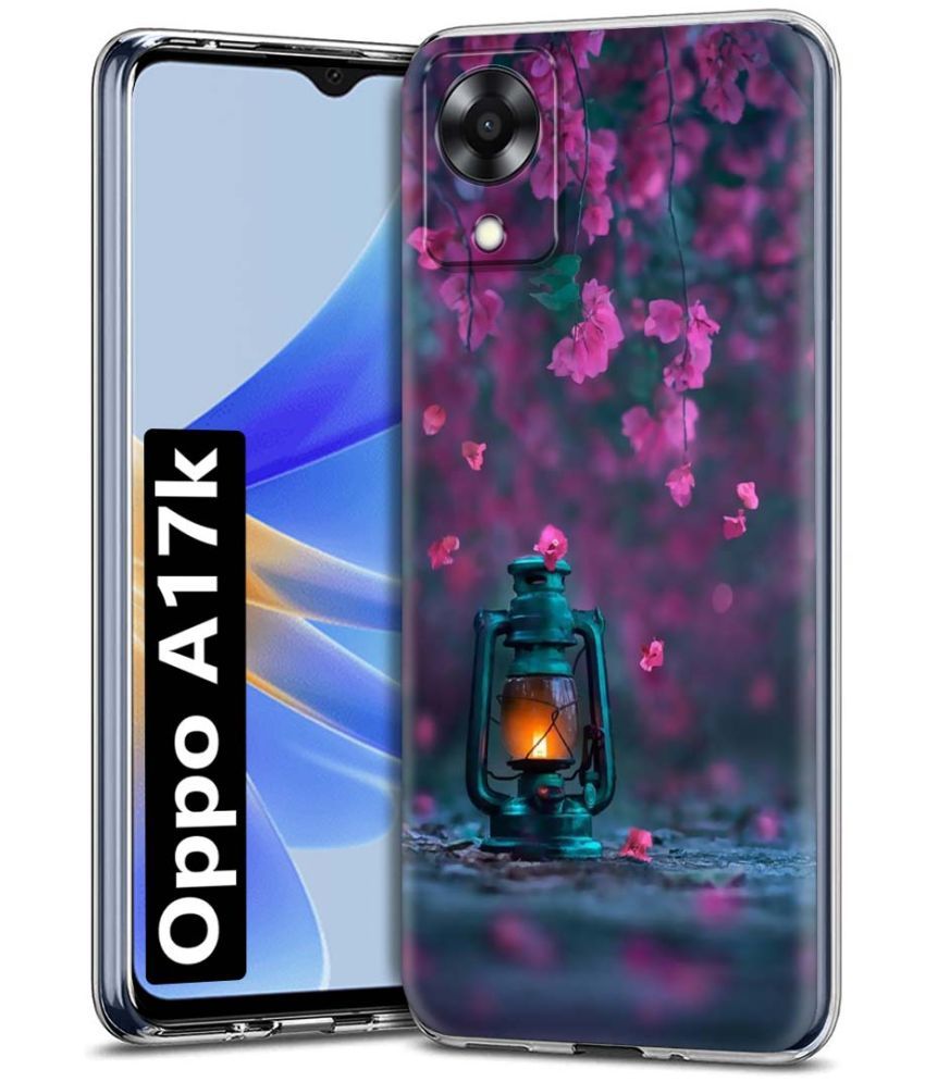     			Fashionury Multicolor Printed Back Cover Silicon Compatible For Oppo A17K ( Pack of 1 )