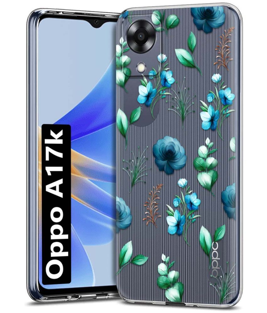     			Fashionury Multicolor Printed Back Cover Silicon Compatible For Oppo A17K ( Pack of 1 )