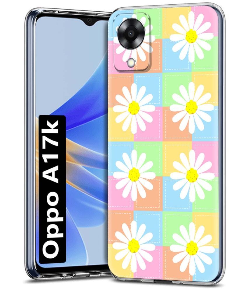     			Fashionury Multicolor Printed Back Cover Silicon Compatible For Oppo A17K ( Pack of 1 )