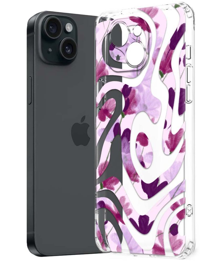     			Fashionury Multicolor Printed Back Cover Silicon Compatible For Apple iPhone 15 Plus ( Pack of 1 )