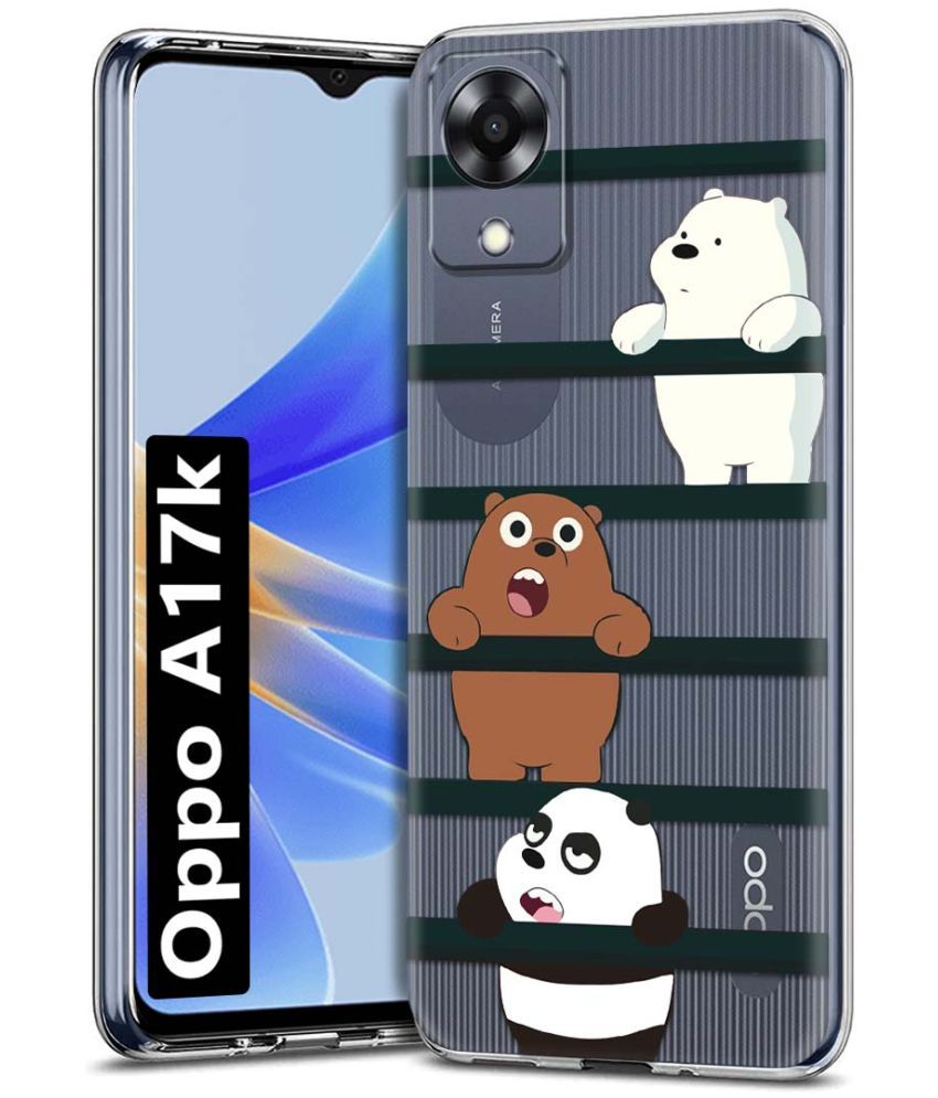     			Fashionury Multicolor Printed Back Cover Silicon Compatible For Oppo A17K ( Pack of 1 )