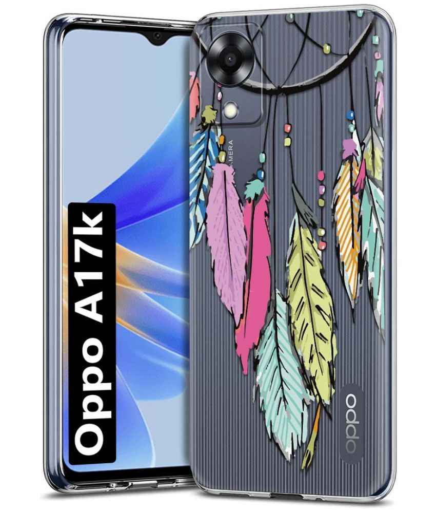     			Fashionury Multicolor Printed Back Cover Silicon Compatible For Oppo A17K ( Pack of 1 )