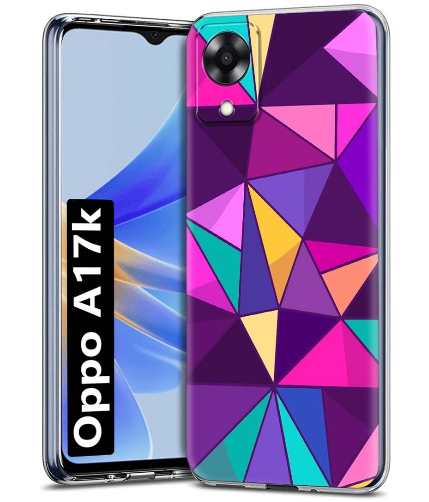     			Fashionury Multicolor Printed Back Cover Silicon Compatible For Oppo A17K ( Pack of 1 )