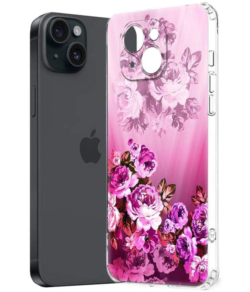     			Fashionury Multicolor Printed Back Cover Silicon Compatible For Apple iPhone 15 Plus ( Pack of 1 )