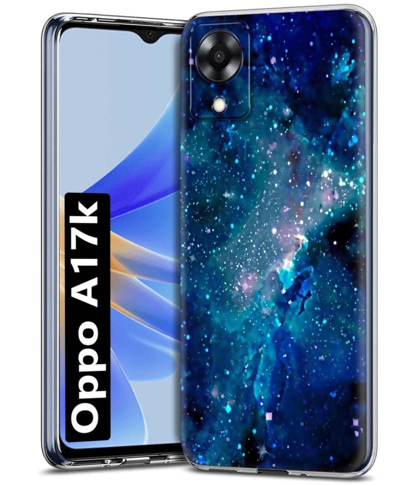     			Fashionury Multicolor Printed Back Cover Silicon Compatible For Oppo A17K ( Pack of 1 )