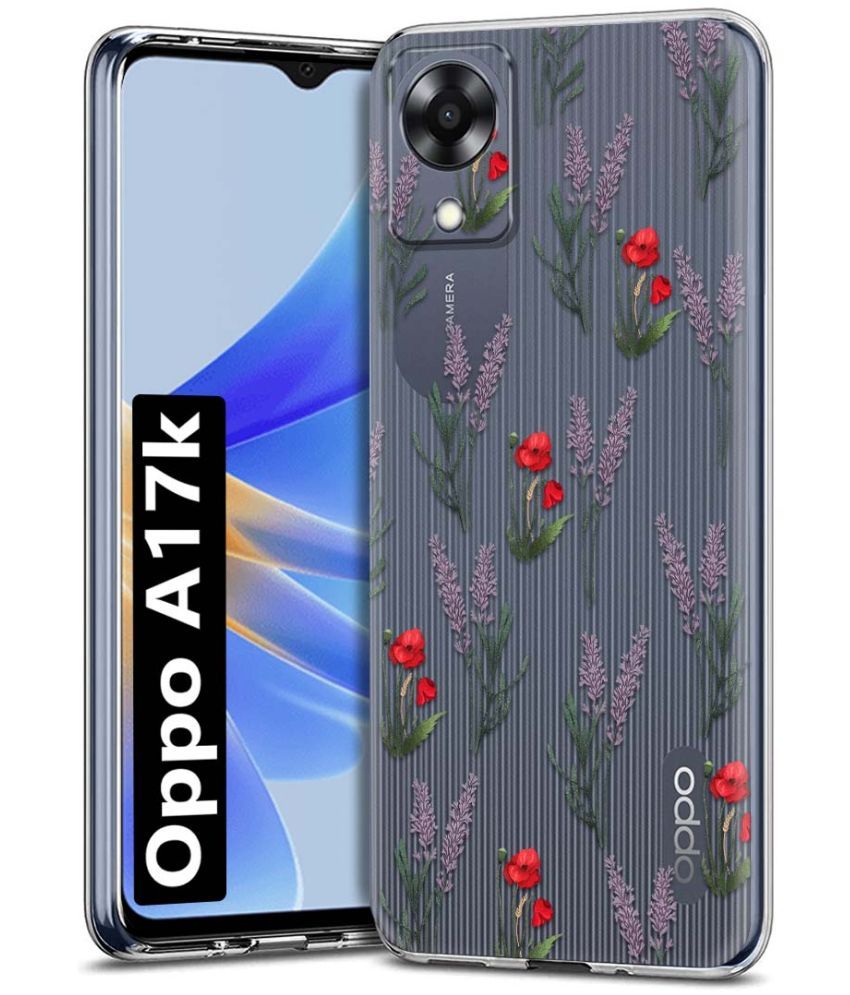     			Fashionury Multicolor Printed Back Cover Silicon Compatible For Oppo A17K ( Pack of 1 )