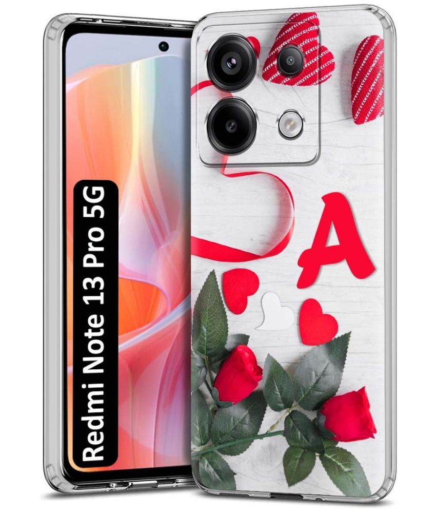     			Fashionury Multicolor Printed Back Cover Silicon Compatible For Redmi Note 13 Pro 5G ( Pack of 1 )