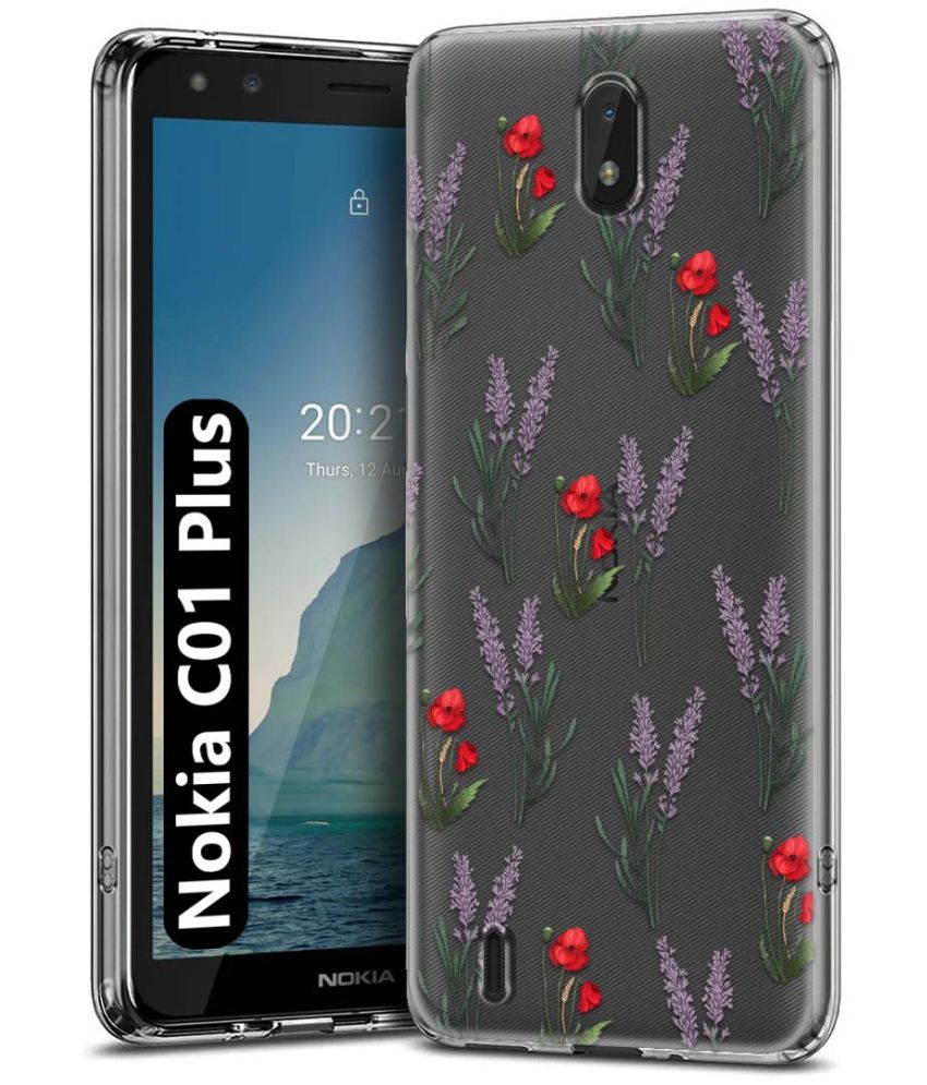     			Fashionury Multicolor Printed Back Cover Silicon Compatible For Nokia C01 Plus ( Pack of 1 )