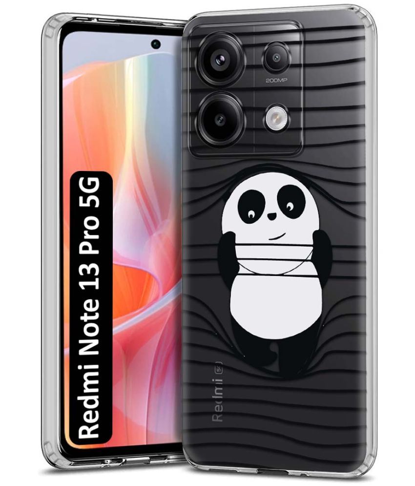     			Fashionury Multicolor Printed Back Cover Silicon Compatible For Redmi Note 13 Pro 5G ( Pack of 1 )