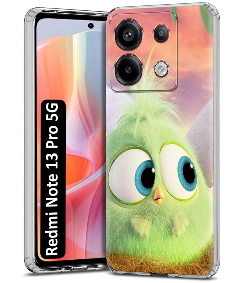     			Fashionury Multicolor Printed Back Cover Silicon Compatible For Redmi Note 13 Pro 5G ( Pack of 1 )