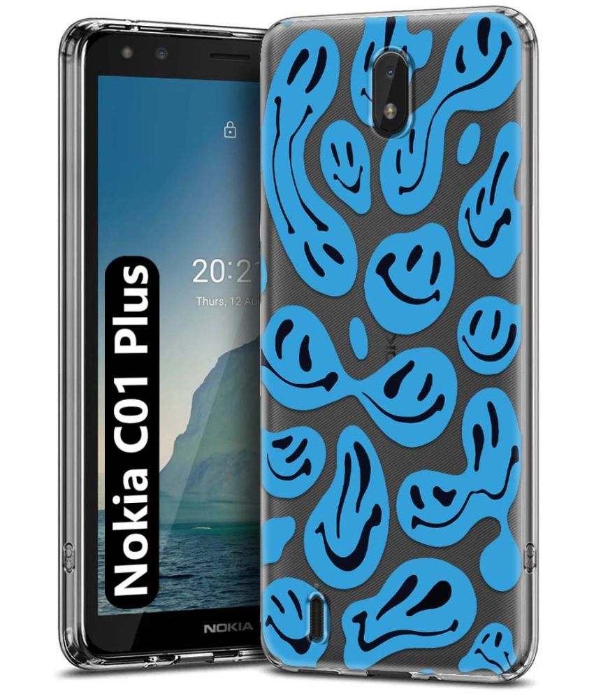     			NBOX Multicolor Printed Back Cover Silicon Compatible For Nokia C01 Plus ( Pack of 1 )