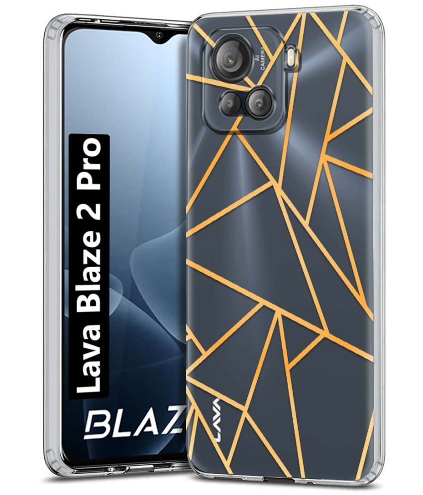     			NBOX Multicolor Printed Back Cover Silicon Compatible For Lava Blaze 2 Pro ( Pack of 1 )