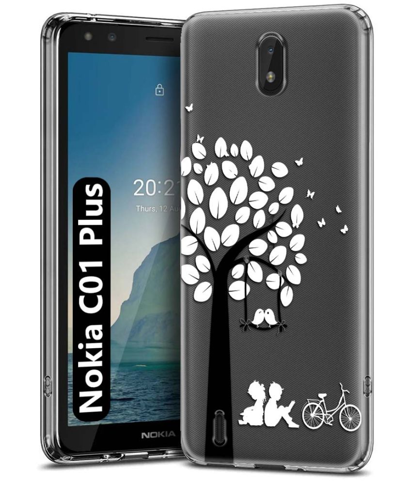     			NBOX Multicolor Printed Back Cover Silicon Compatible For Nokia C01 Plus ( Pack of 1 )