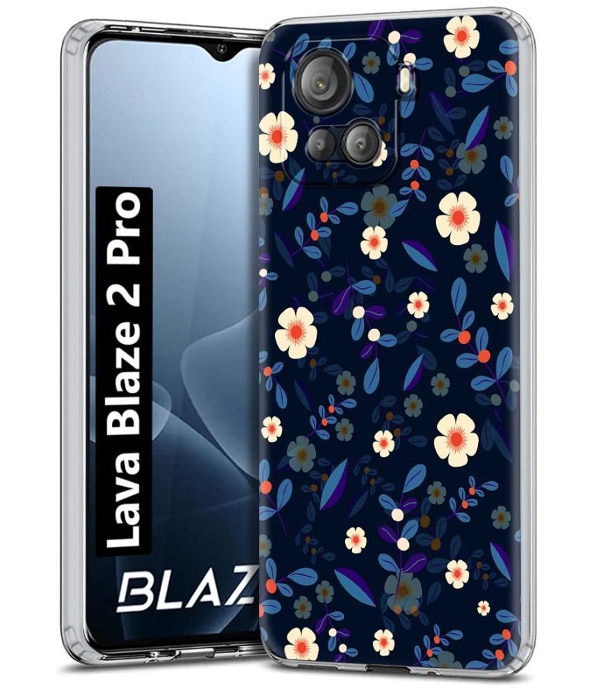     			NBOX Multicolor Printed Back Cover Silicon Compatible For Lava Blaze 2 Pro ( Pack of 1 )