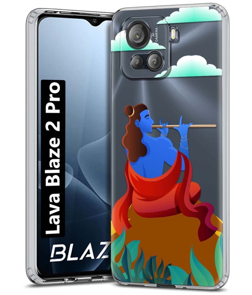     			NBOX Multicolor Printed Back Cover Silicon Compatible For Lava Blaze 2 Pro ( Pack of 1 )