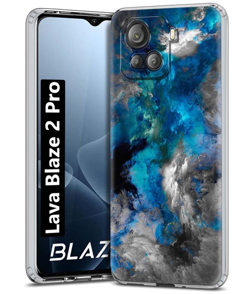     			NBOX Multicolor Printed Back Cover Silicon Compatible For Lava Blaze 2 Pro ( Pack of 1 )