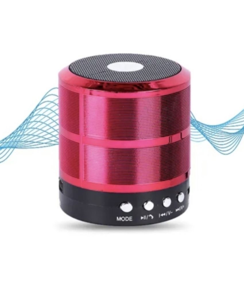     			Neo 887 MINI 5 W Bluetooth Speaker Bluetooth v5.0 with USB Playback Time 2 hrs Red