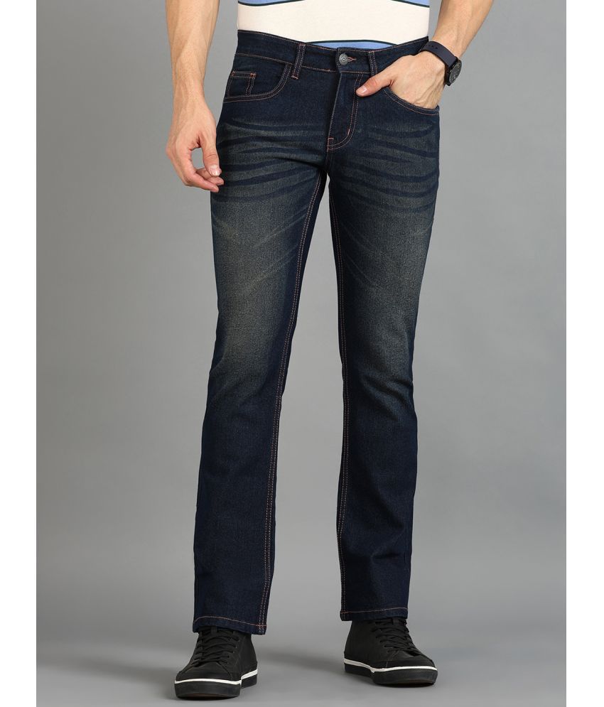     			Urbano Fashion Regular Fit Bootcut Men's Jeans - Dark Blue ( Pack of 1 )