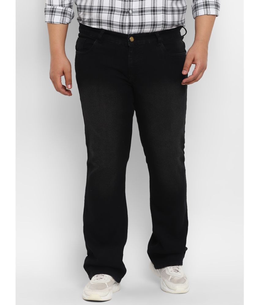     			Urbano Plus Regular Fit Bootcut Men's Jeans - Black ( Pack of 1 )