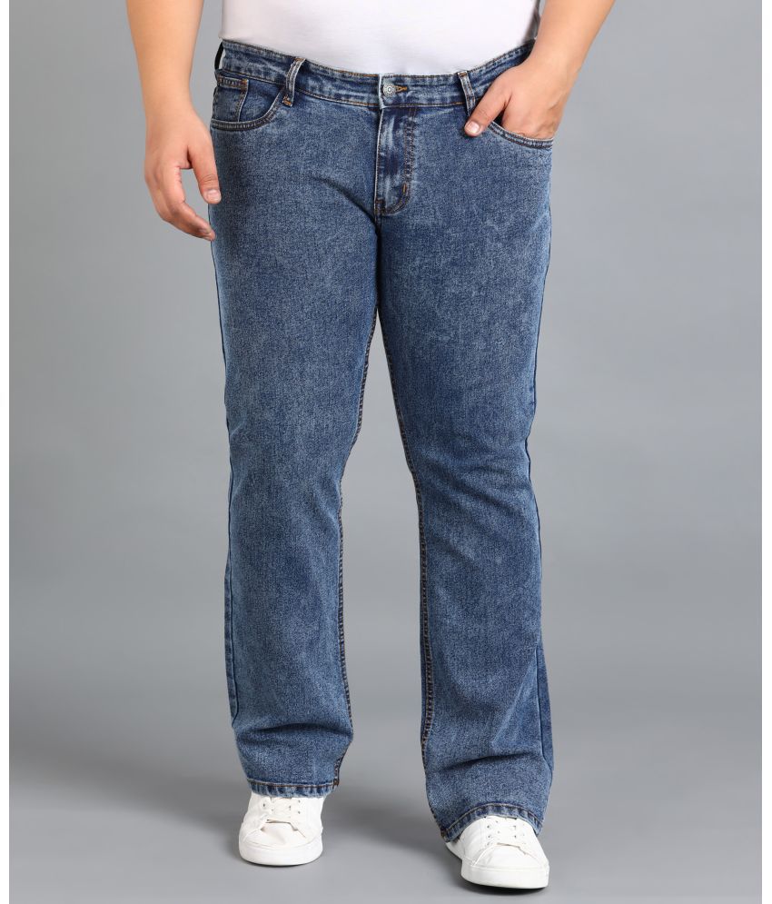     			Urbano Plus Regular Fit Bootcut Men's Jeans - Blue ( Pack of 1 )