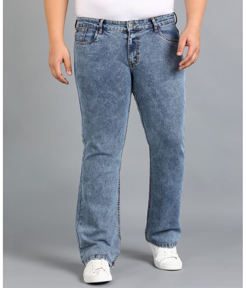     			Urbano Plus Regular Fit Bootcut Men's Jeans - Light Blue ( Pack of 1 )
