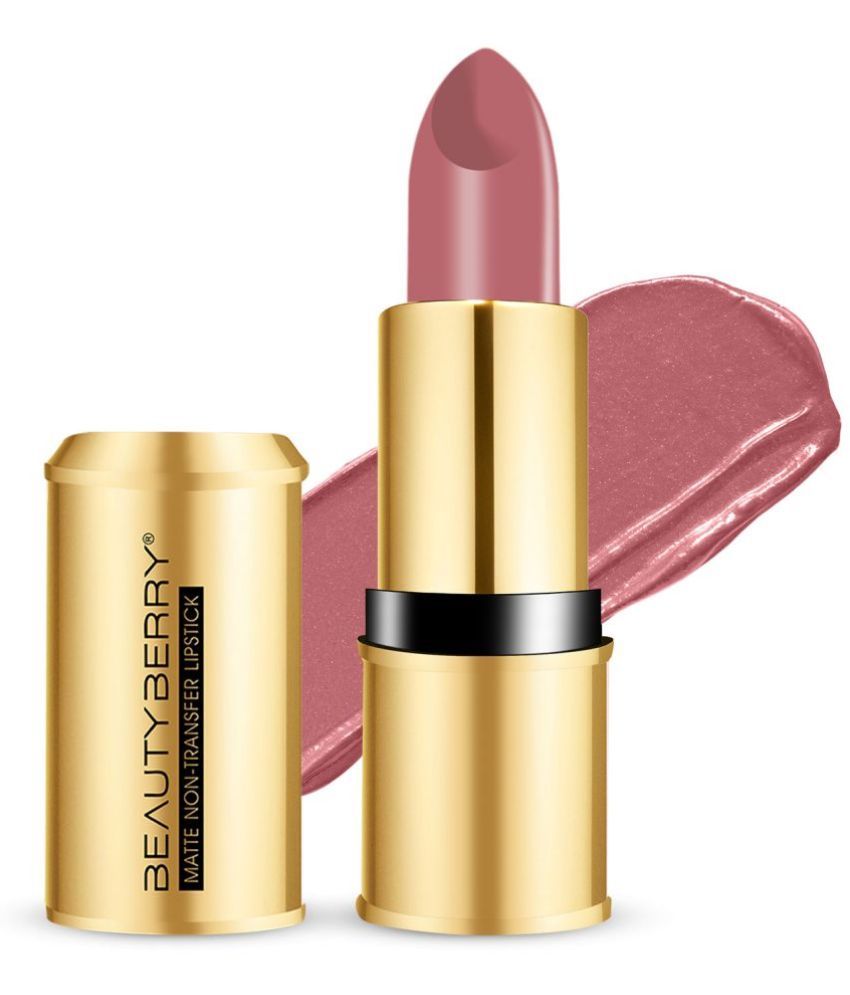     			Beauty Berry Bold Babe Non-Transfer Matte Lipstick 4g, Brink of Pink (Shade - 02)