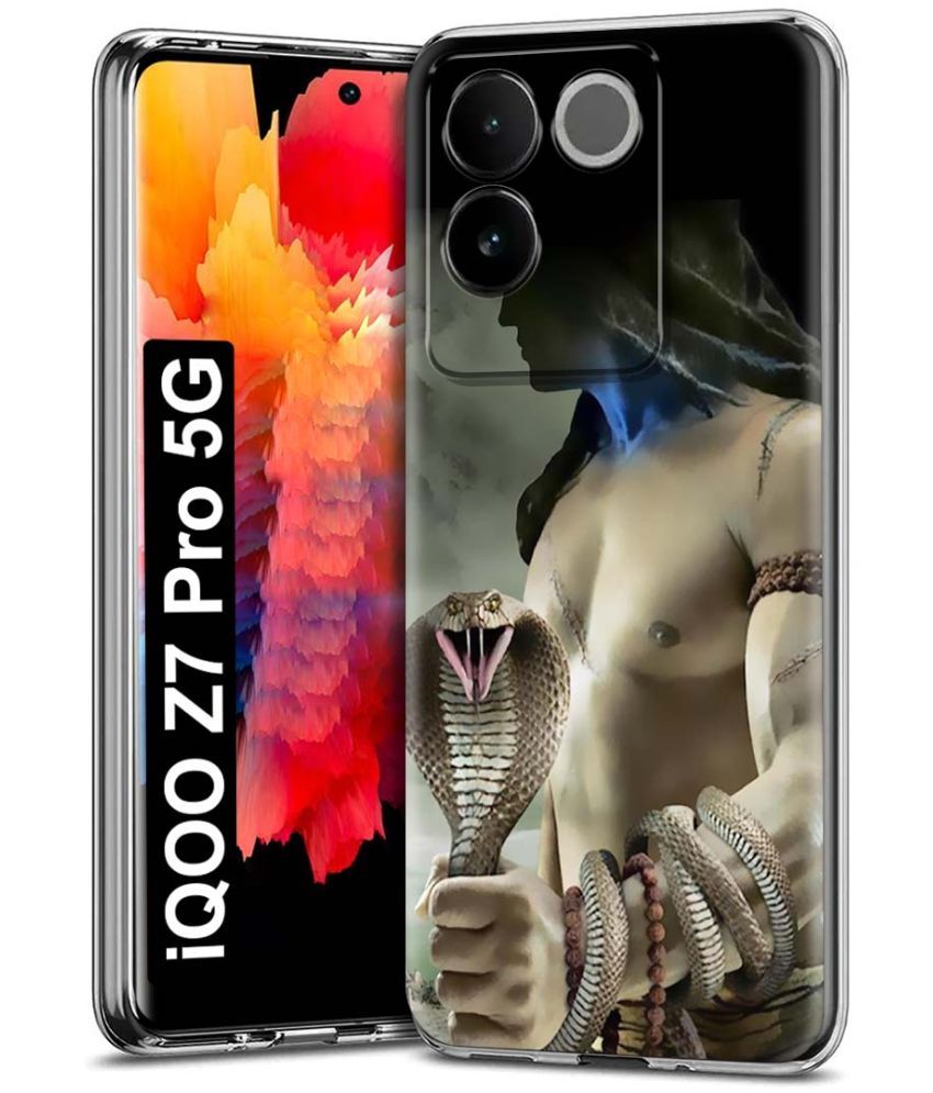     			Fashionury Multicolor Printed Back Cover Silicon Compatible For iQOO Z7 Pro 5G ( Pack of 1 )