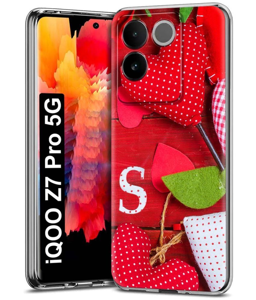     			Fashionury Multicolor Printed Back Cover Silicon Compatible For iQOO Z7 Pro 5G ( Pack of 1 )