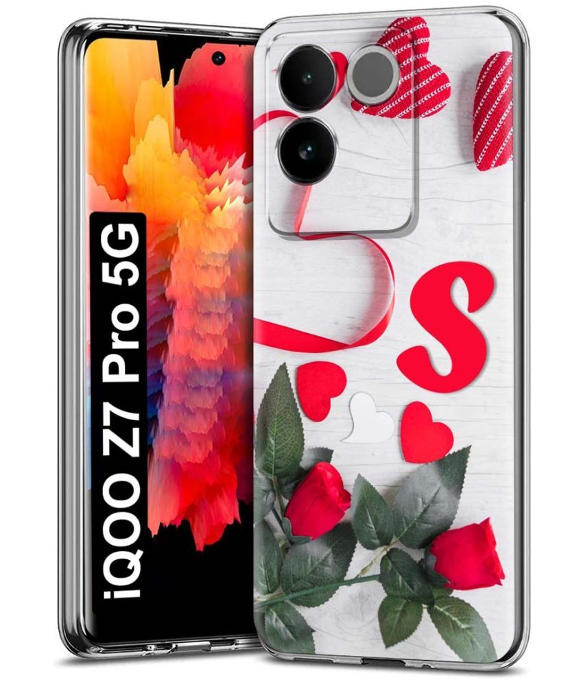     			Fashionury Multicolor Printed Back Cover Silicon Compatible For iQOO Z7 Pro 5G ( Pack of 1 )