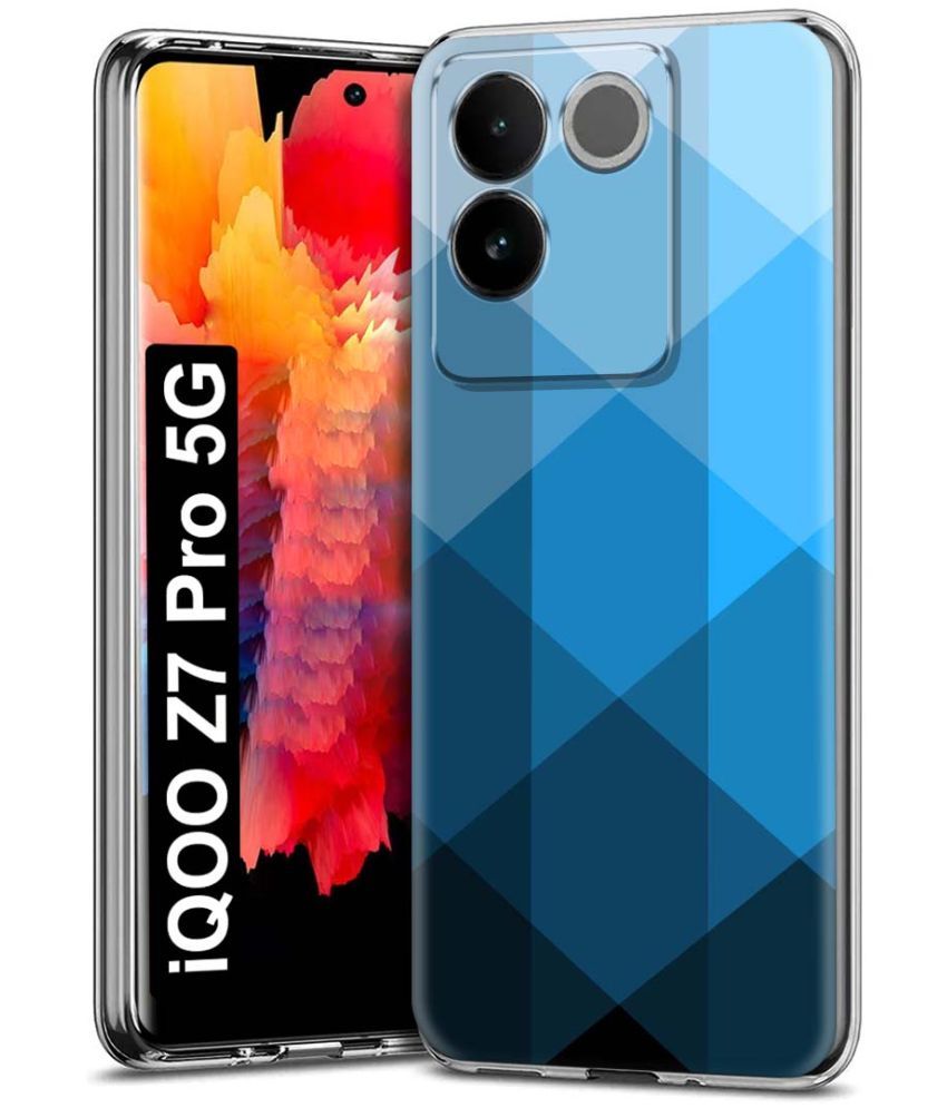     			Fashionury Multicolor Printed Back Cover Silicon Compatible For iQOO Z7 Pro 5G ( Pack of 1 )