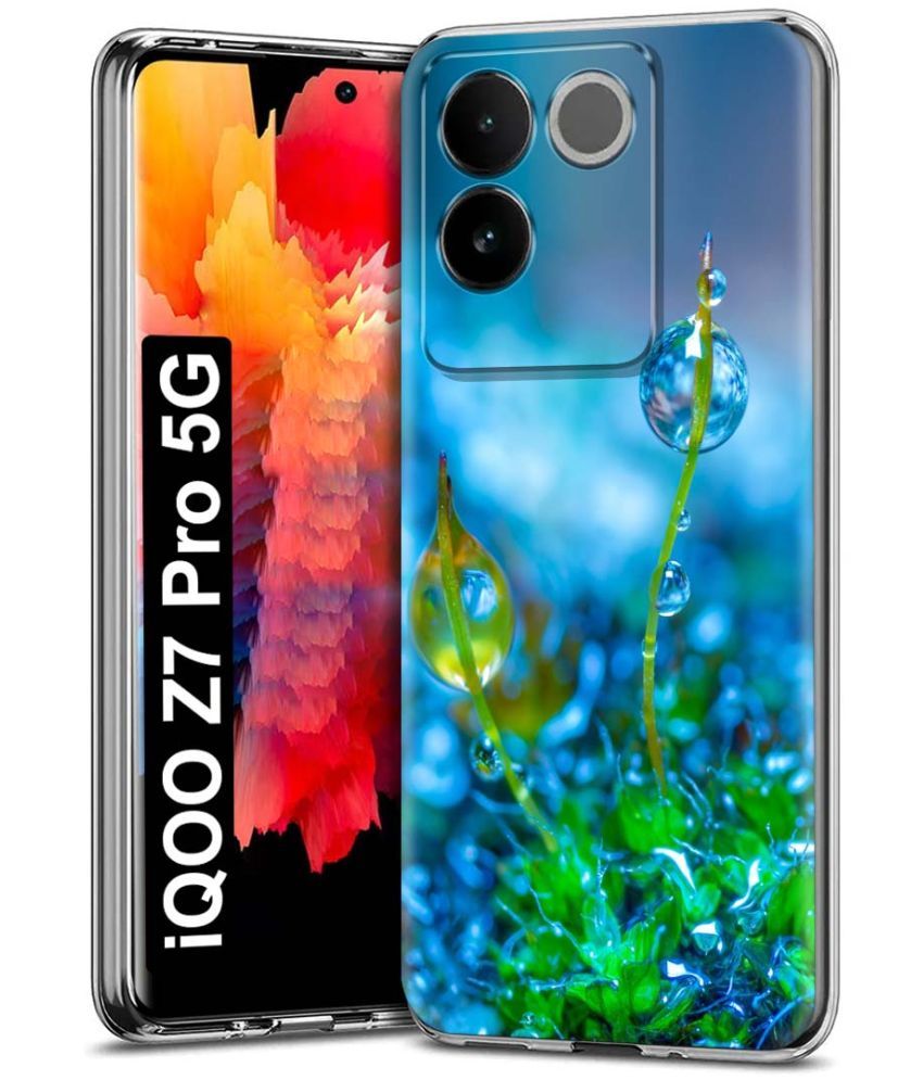     			Fashionury Multicolor Printed Back Cover Silicon Compatible For iQOO Z7 Pro 5G ( Pack of 1 )