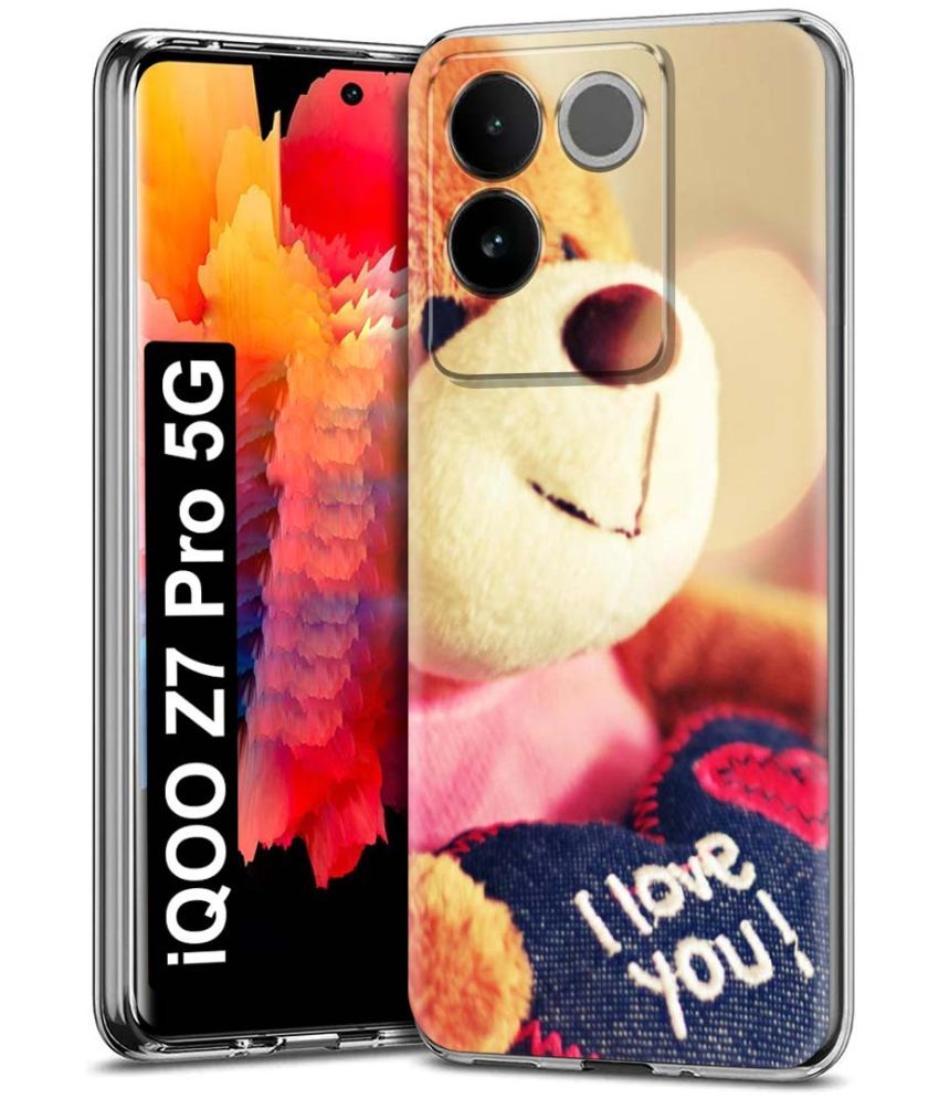     			Fashionury Multicolor Printed Back Cover Silicon Compatible For iQOO Z7 Pro 5G ( Pack of 1 )