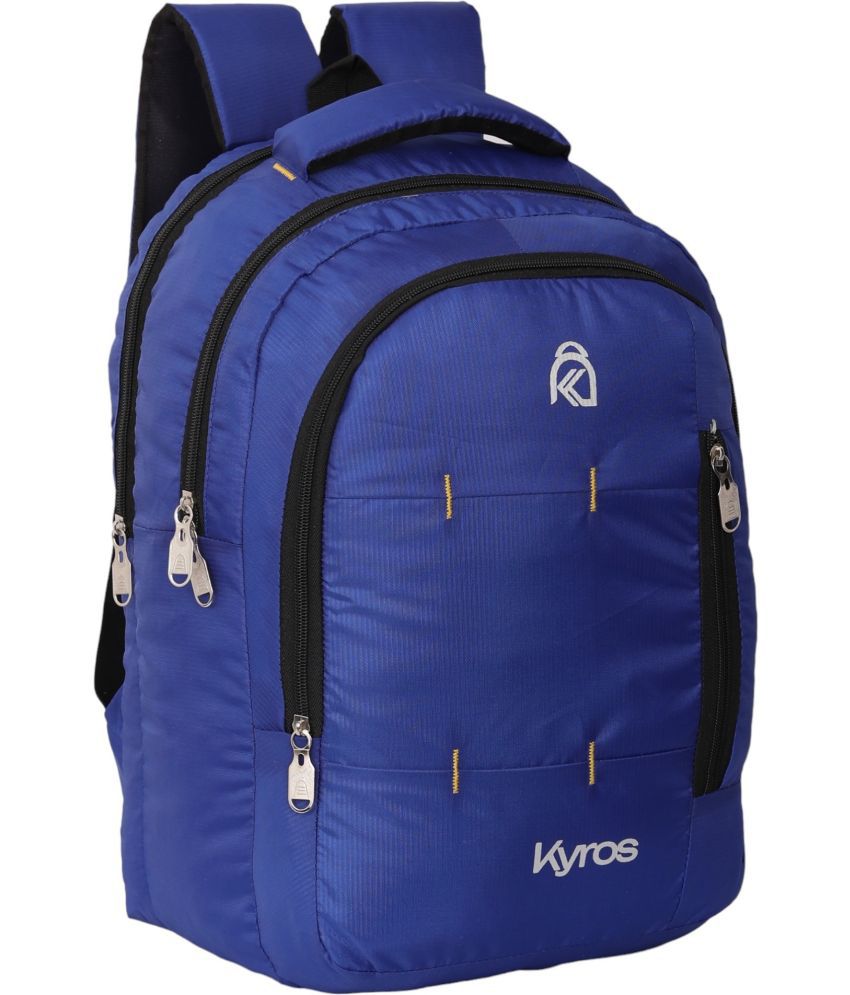     			Kyros Blue Polyester Backpack ( 45 Ltrs )