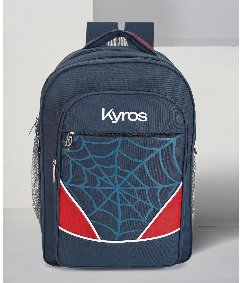     			Kyros Blue Polyester Backpack ( 48 Ltrs )