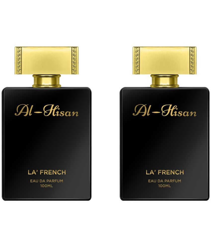     			LA FRENCH Al Hisan Eau De Parfum (EDP) For Unisex 200ml ( Pack of 2 )