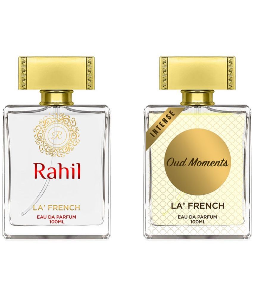     			LA FRENCH Rahil & Oud Moment Eau De Parfum (EDP) For Unisex 200ml ( Pack of 2 )