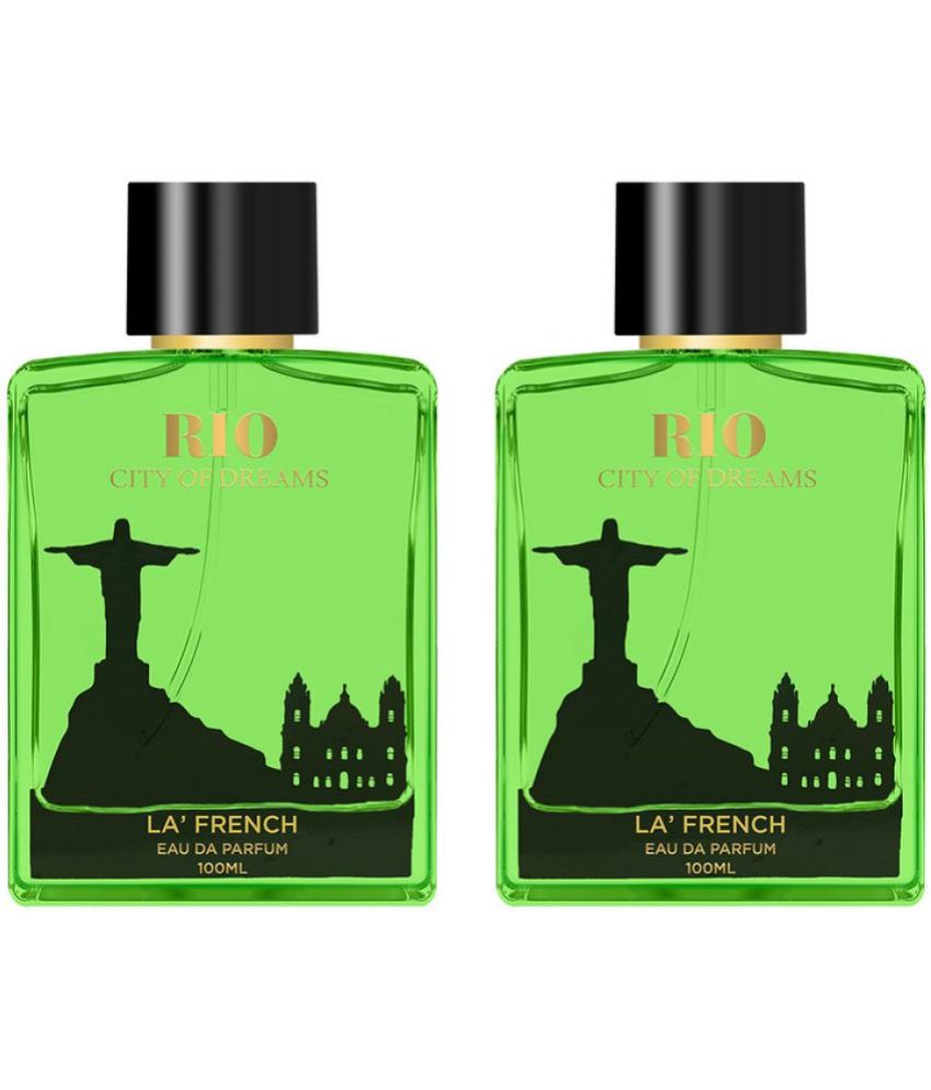     			LA FRENCH Rio City of Dreams Eau De Parfum (EDP) For Unisex 200ml ( Pack of 2 )