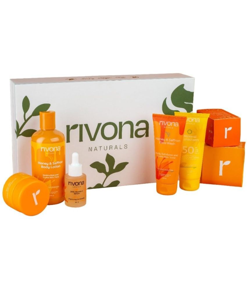     			Rivona Naturals Everyday Glow Gift Set | Skin Care Gift set of 5 |Designed Especially for Birthdays, Anniversaries & All Special Occasions | For Men & Women