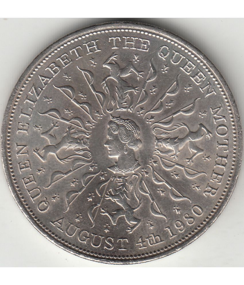     			25 New Pence Queen Mother Copper Nickel Unc Coin
