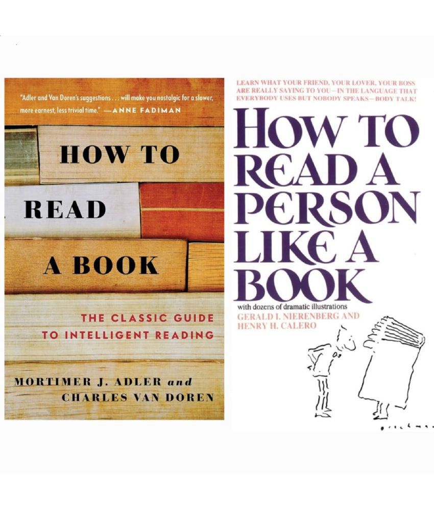    			( Combo Of 2 Book ) How To Read A Book & How to Read a Person Like a Book Paperback