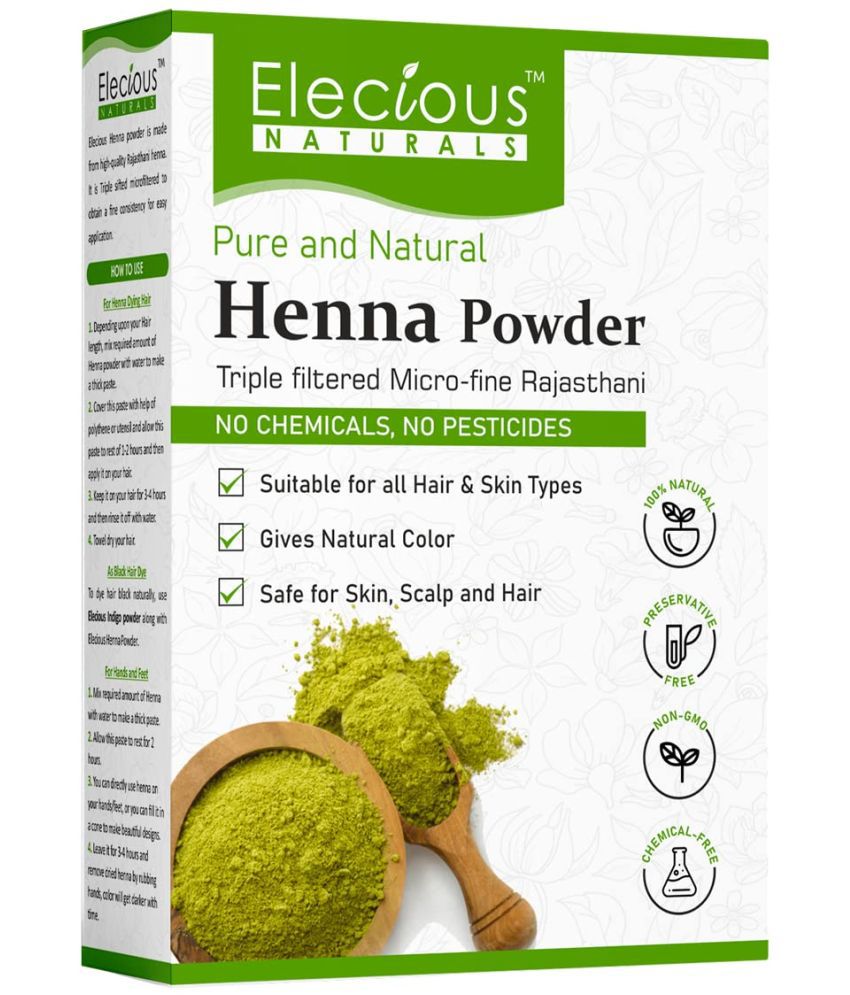     			Elecious Natural Henna Powder For Hair Colour and Growth (200 Grams)