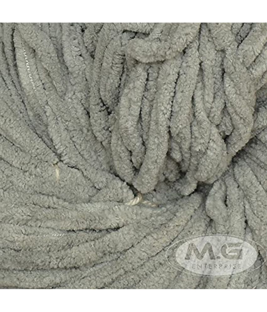     			Ganga Knitting Yarn Thick Chunky Wool, Velvety Steel Grey 200 gm Best Used with Knitting Needles, Crochet Needles Wool Yarn for Knitting. by Ganga