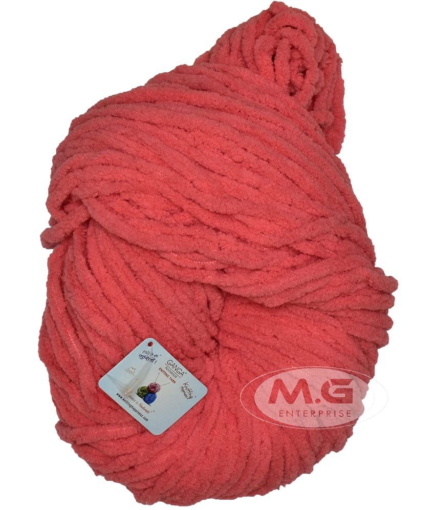     			Ganga Knitting Yarn Thick Chunky Wool, VT Scarlet 200 gm Best Used with Knitting Needles, Crochet Needles Wool Yarn for Knitting - aai