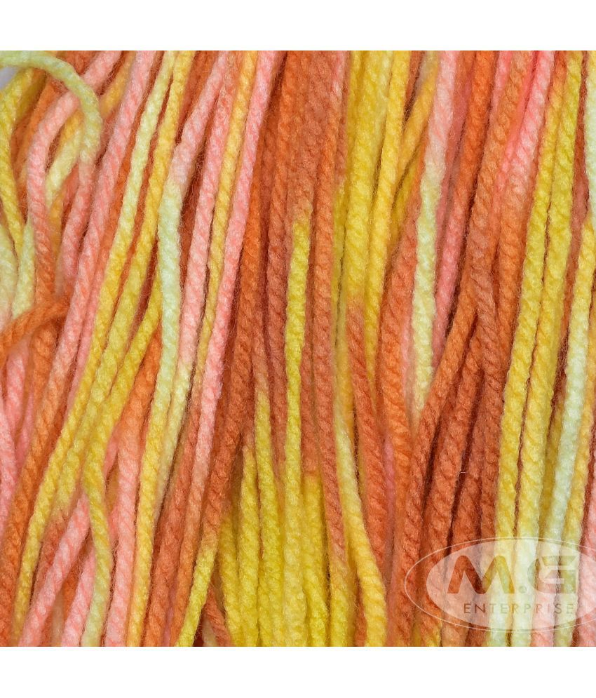     			Ganga Knitting Yarn Thick Chunky Wool, Motu Thick Yarn Rowan Mix 500 gm Best Used with Knitting Needles, Crochet Needles Wool Yarn for Knitting - bj