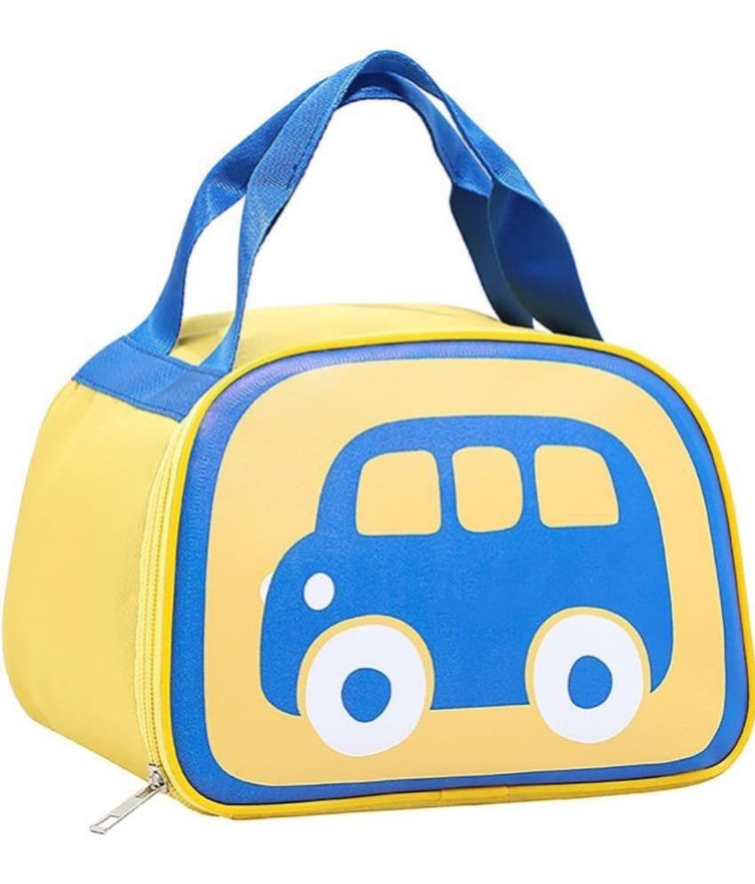     			House Of Quirk Yellow Lunch Bags ( 1 Pc )
