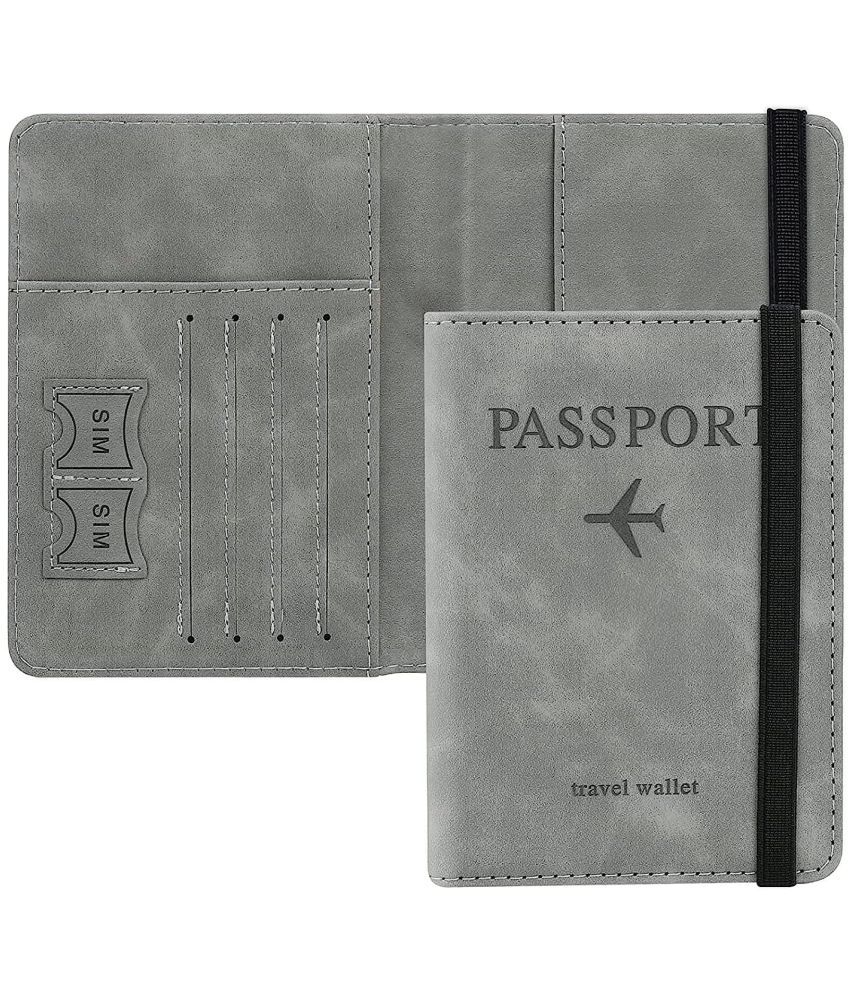     			NAMRA Multicolor Passport Cover pouch
