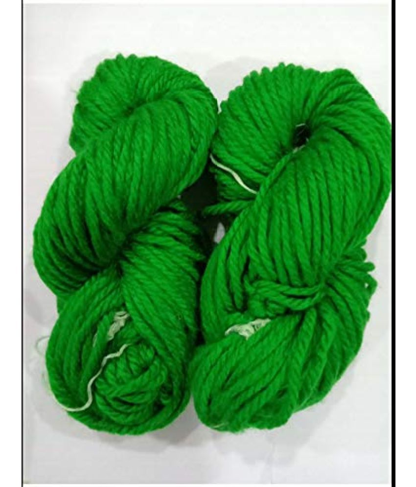     			NTGS GANGA Knitting Yarn Thick Chunky Wool, 600 gm Best Used with Knitting Needles, Crochet Needles Wool Yarn for Knitting. by GANGA Shade no.10 Colour-Green