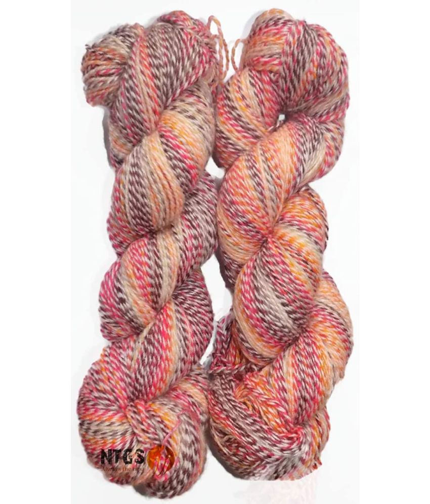     			NTGS Ganga Zinea Hand Knitting Yarn (Mult) (Hanks-600gms)