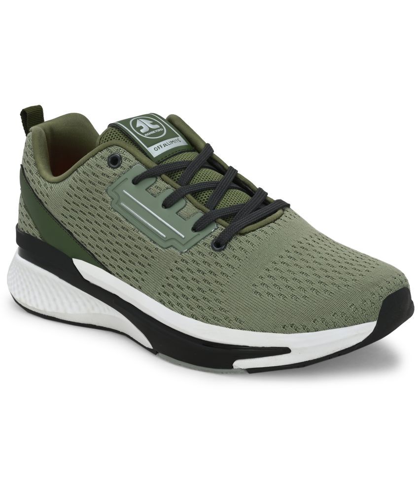     			OFF LIMITS ETHOS Green Men's Sports Running Shoes