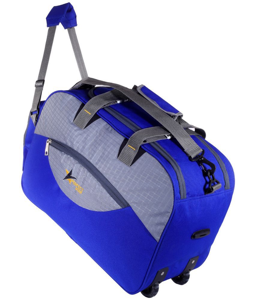     			Perfect Star 55 Ltrs Blue Polyester Duffle Bag